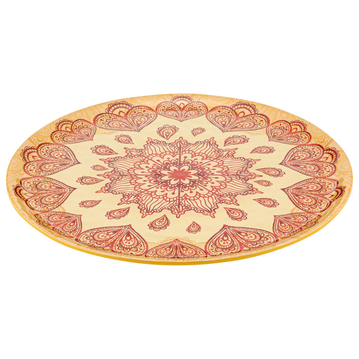 Mehndi Melamine Platter 350x350x15mm