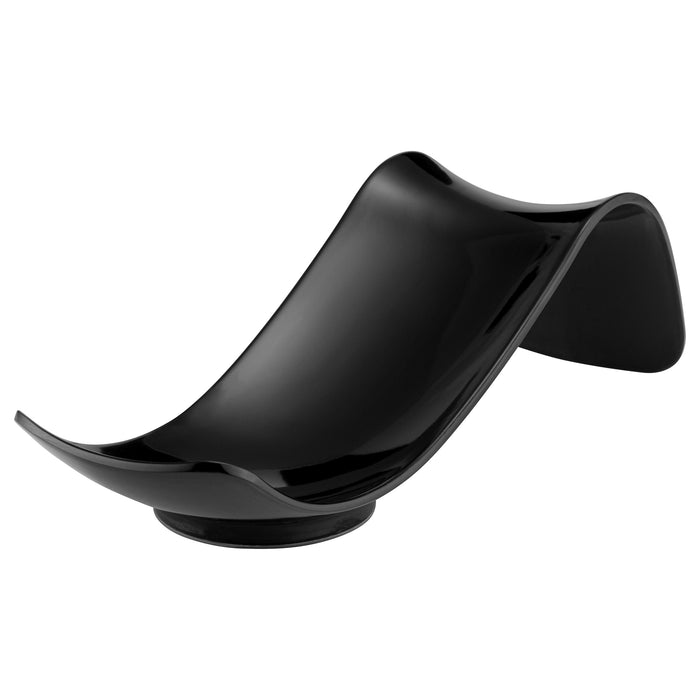 Black Melamine Utensil Rest 194x65x55mm