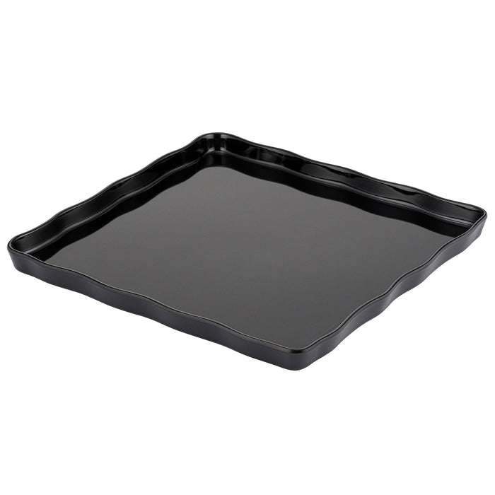 Black Melamine Aalto Tray