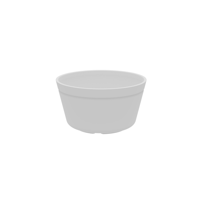 Hu White Melamine Pot 122 Dia x 67mm 478ml/ 16oz (12 Pack)