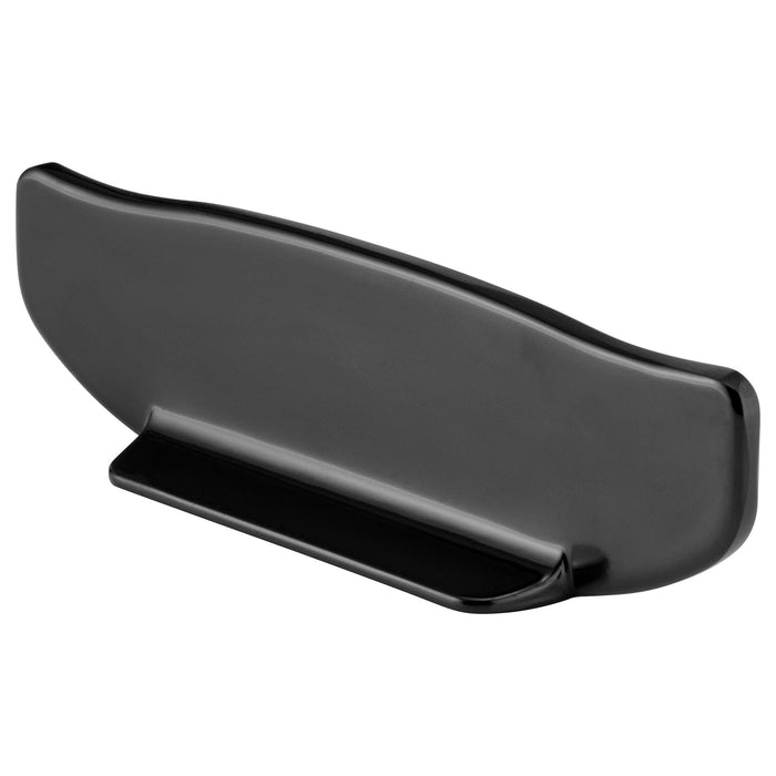 Black Melamine Wavy Divider
