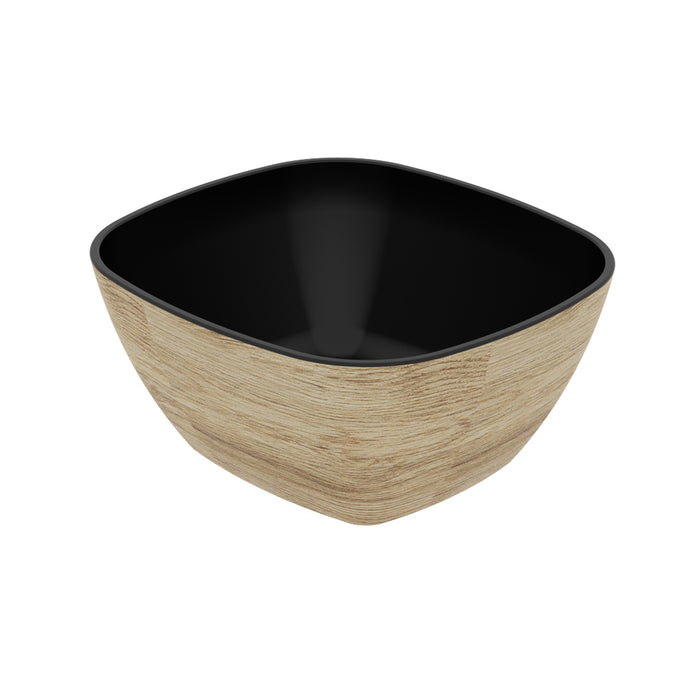 Black Tura Melamine 1/6 Size Crock 176x162x80mm 1L