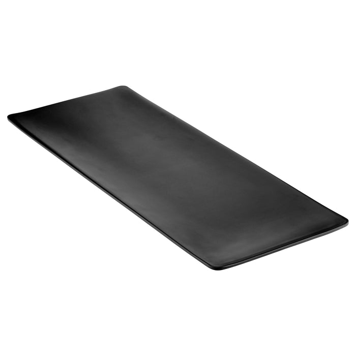 Oxford Black Matt Melamine Large Tray 530x195x17mm