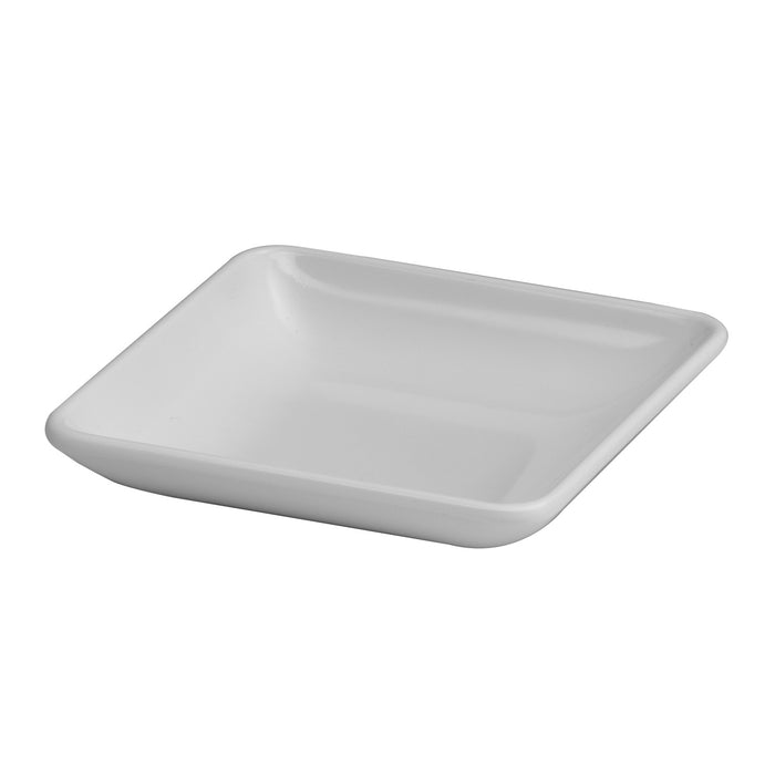White Melamine Montreal Plate 117x117xmm