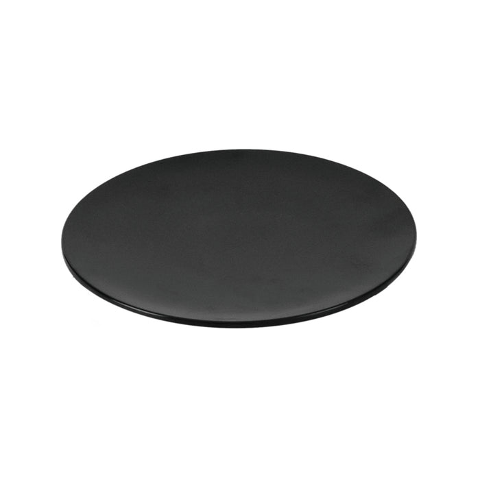 Black Melamine Platform Plate 208x20mm