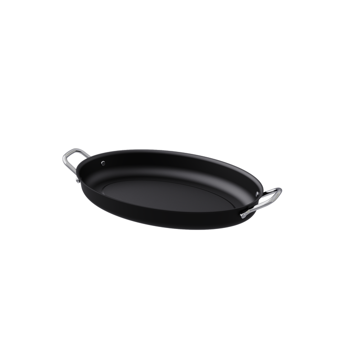 Ore Black Stainless Steel Oval