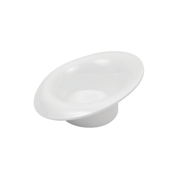 White Melamine Calla Dish 101x100x49mm 45ml