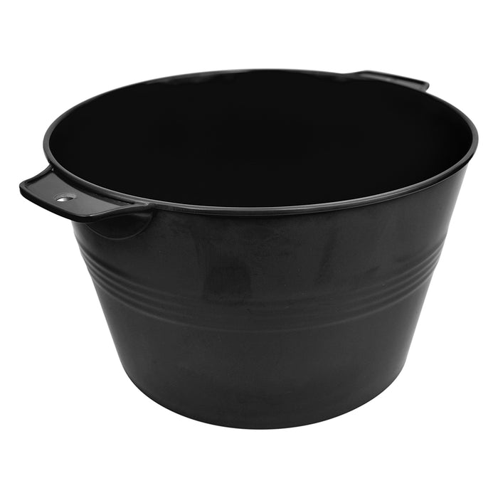 Black Melamine Large Ranch Pot 297x250x150mm 5L