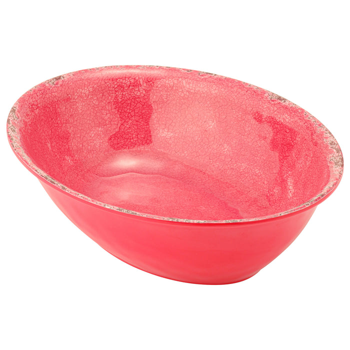 Red Oval Casablanca Melamine Dish 210x280x70mm 1.5L