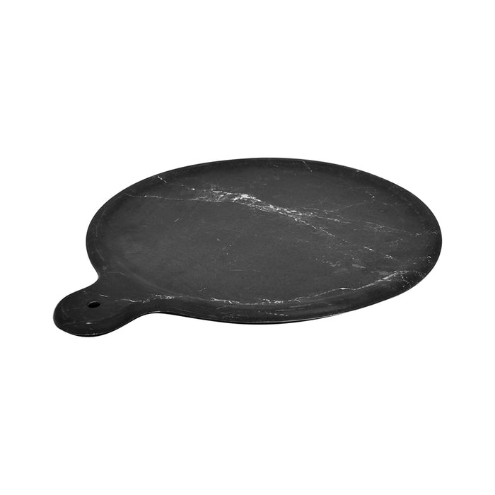 8.5'' Black Carrara Marble Melamine Platter