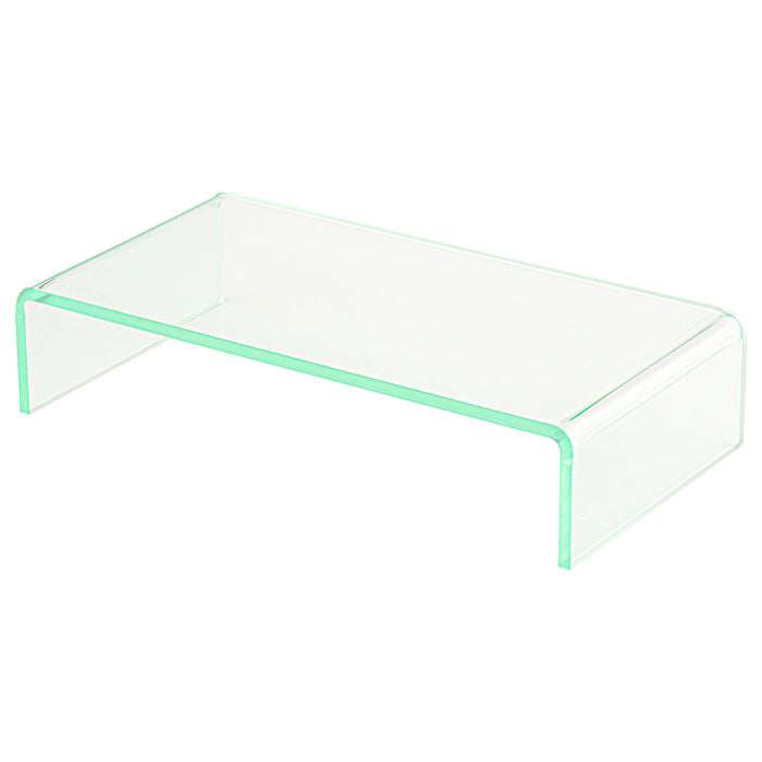 Glass Effect Clear Acrylic Food Display Step 240x120x50mm