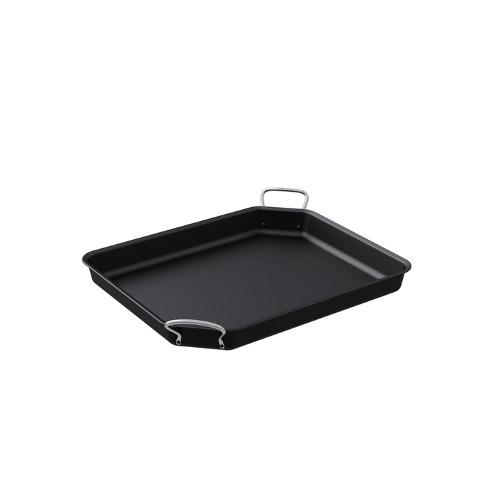Ore Black Stainless Steel Greblon 2/4 Gastro Tray 162x530x35mm