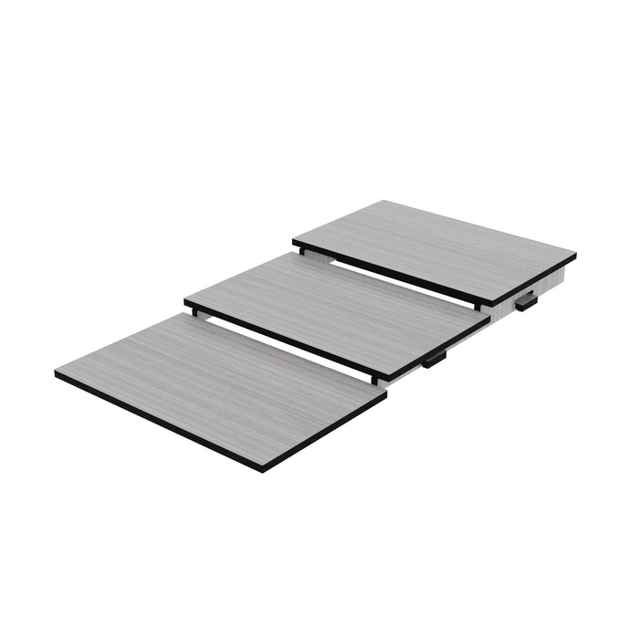 Bellato Grey Effect Three Tier HPL Riser 325 x 795mm