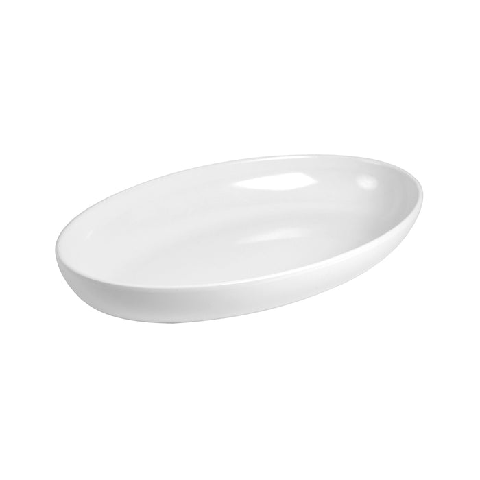 White Melamine Oval Gastro Dish with SF 5L