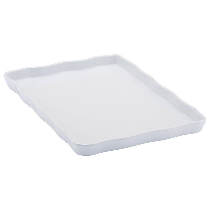 White Melamine Aalto Tray 413x273x20mm