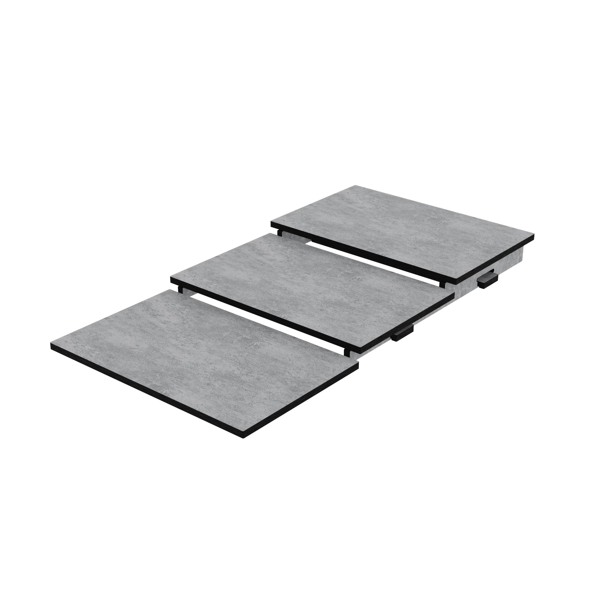 Bellato Grey Effect Three Tier HPL Riser 325 x 795mm — Dalebrook