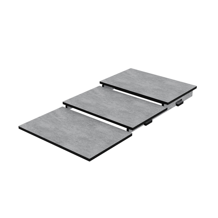 Bellato Grey Effect Three Tier HPL Riser 325 x 795mm