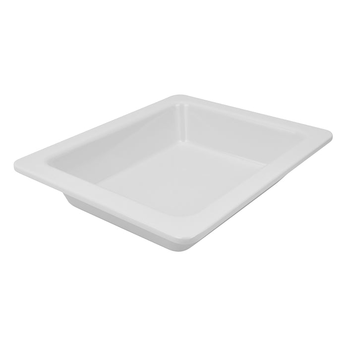 White Melamine 1/2 Gastro Dish w/sf  2.3L