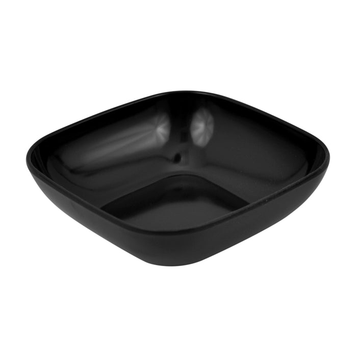 Black Classic Melamine Square Dish  300ml