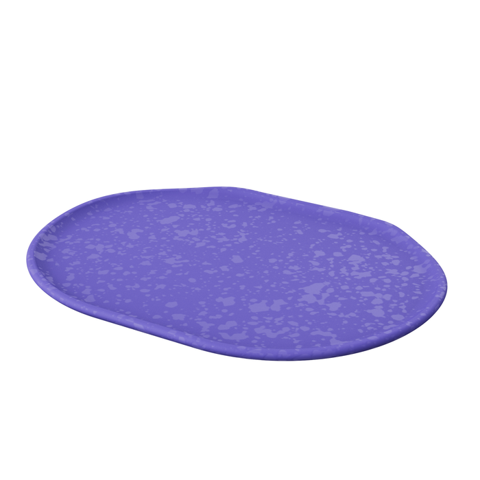 Mineral Indigo Melamine Crackle Platter 229mm x 305mm x 30mm