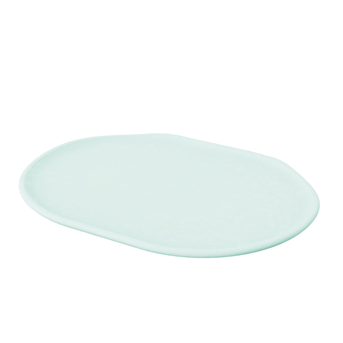 Mineral Agate Grey Melamine Crackle Platter 229mm x 305mm x 30mm