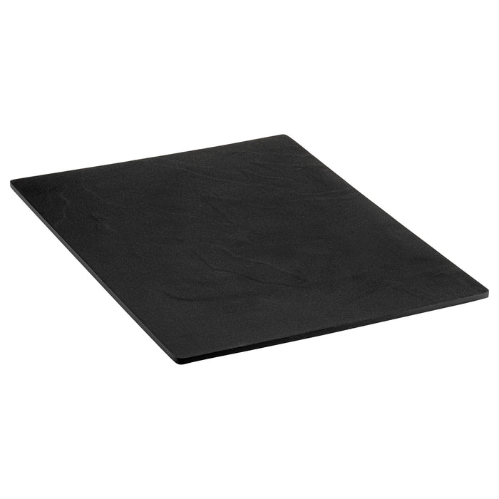 Black 1/2 Size Slate Effect Melamine Tray w/sf