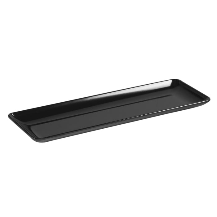 Black Melamine Montreal Tray 381x127xmm