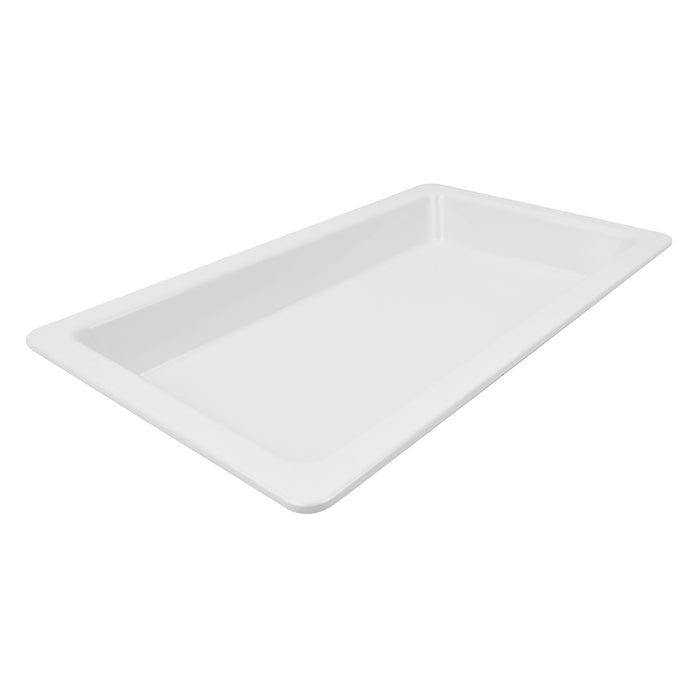 White Melamine 1/1 Gastro Dish w/sf  5.5L