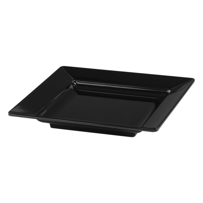 Black Melamine Square Platter 337 x 337 x 51mm