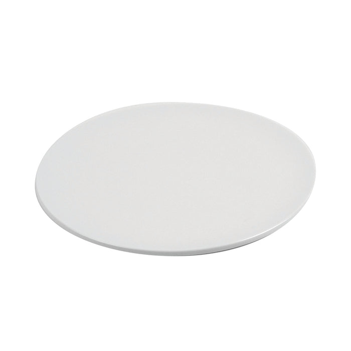 White Melamine Platform Plate 208 x 20mm