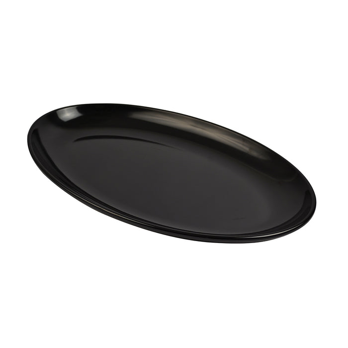 Black Melamine Oval Gastro Dish  with SF