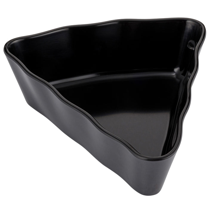 Black Melamine Aalto Dish 210x140x60mm 1.1L