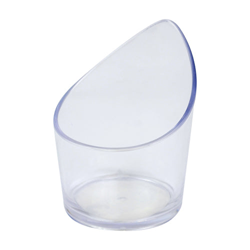 Clear Round SAN Finger Food Dish 50ml (144 Pack)