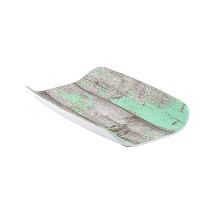 Rustic Tura Melamine Curved Tray 1/4 Size 265x162x40mm