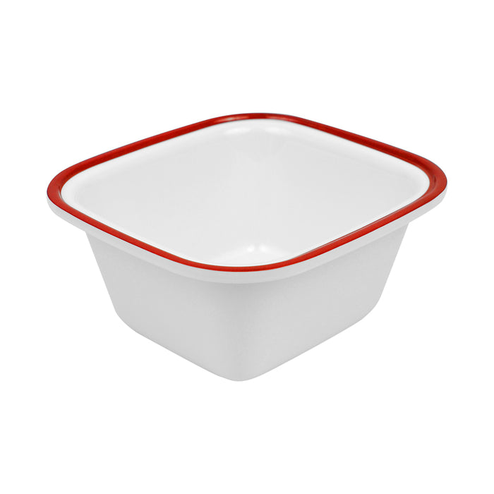 Red Enamelware Melamine 1/6 Size Dish 0.8ml