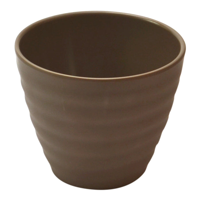 Melamine Rippled Pot Dia 110x90mm 350ml
