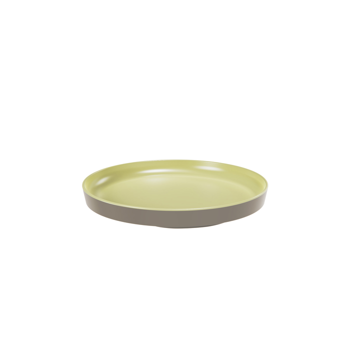 Mayfair Green Melamine Medium Plate 209x23mm