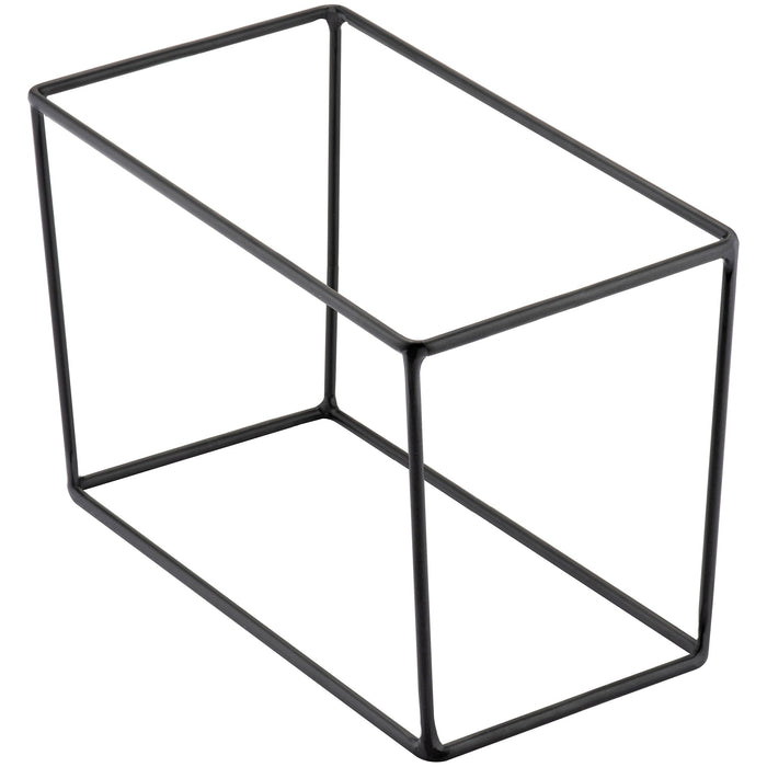 Black Rectangular Buffet Stand