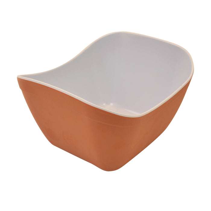 Terracotta/Wh Matt Melamine 1/6 Verdura Crock 1L