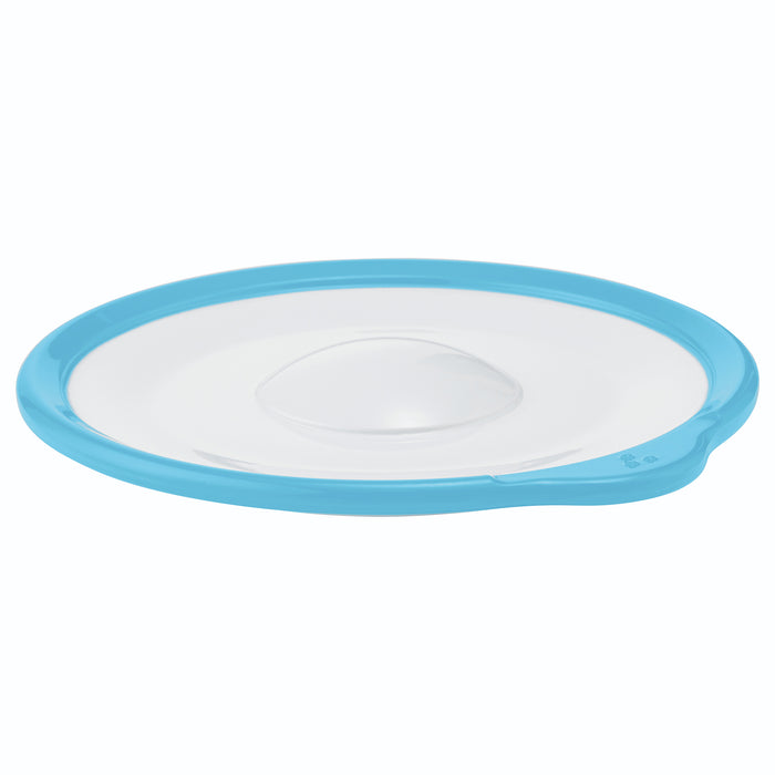 Omni White Saucer with Blue Rim 140x130x18mm