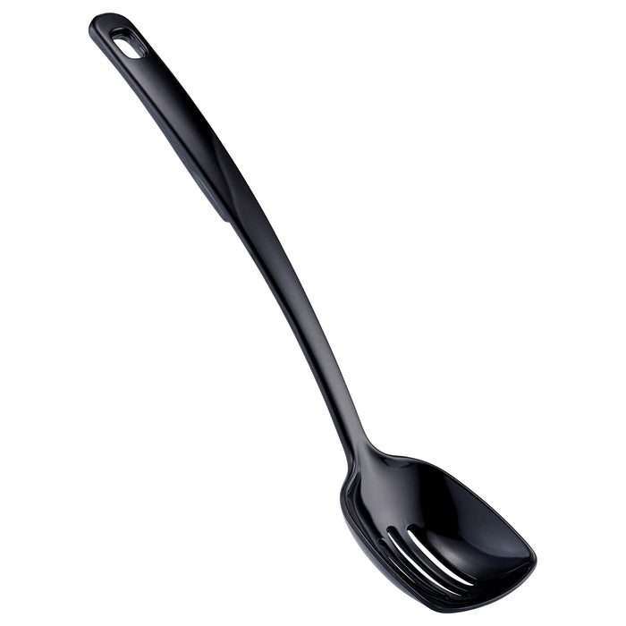 Black Melamine Slotted Spoon 310mm