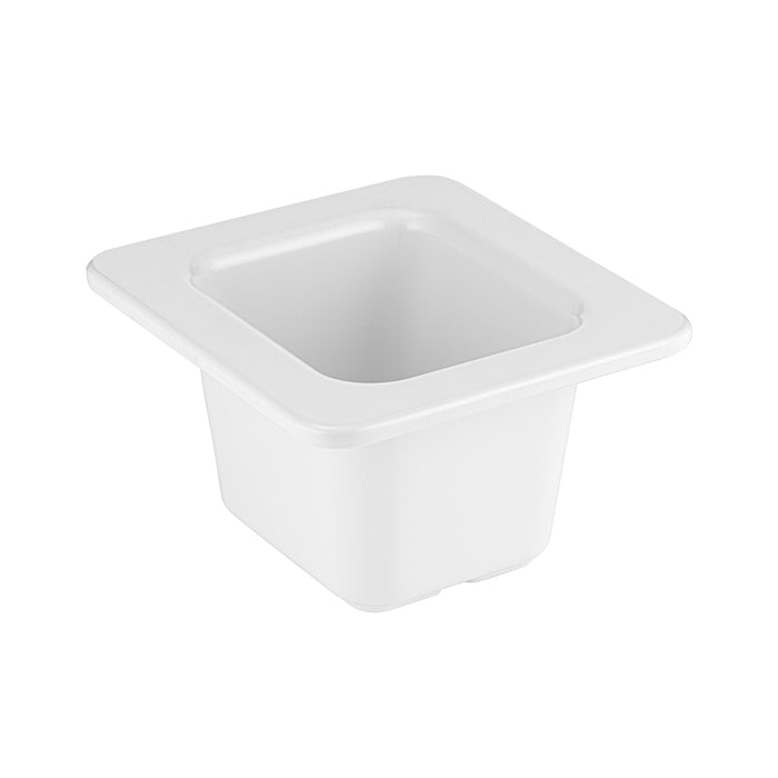 White Melamine 1/6 Gastro Dish w/sf 0.9L