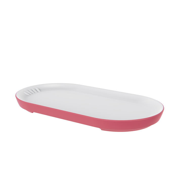 Talon Cherry Melamine Pill Plate 329x117x28mm