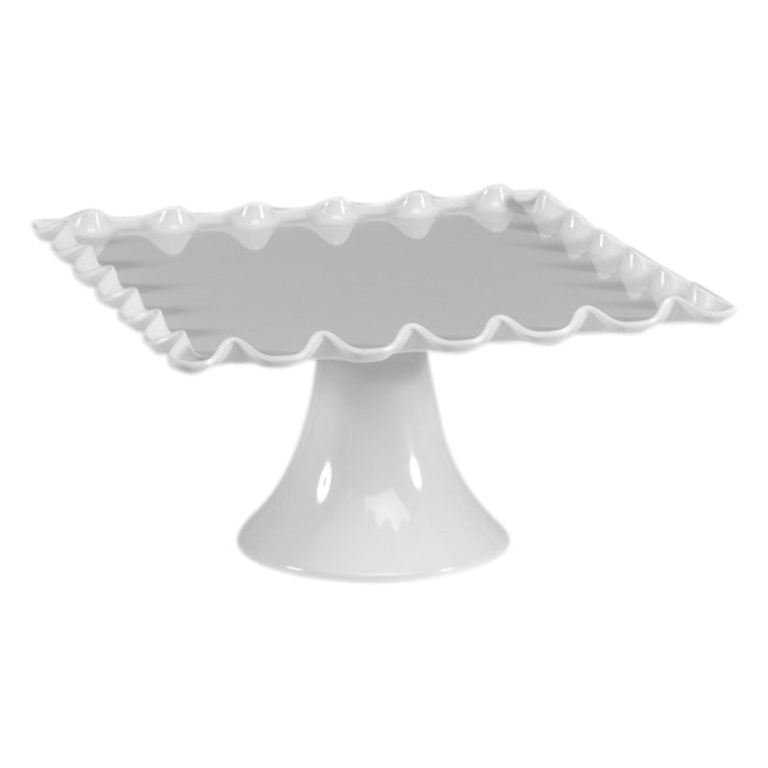 White Melamine Vienna Square Pedestal 292x146mm