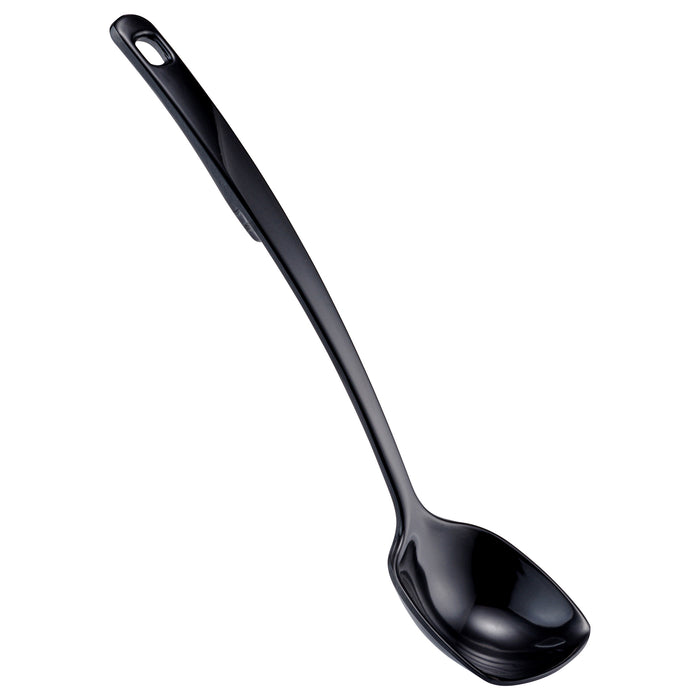 Black Melamine Solid Spoon 250mm