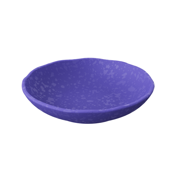 Mineral Indigo Melamine Crackle Dish 240x240x50mm1.3L