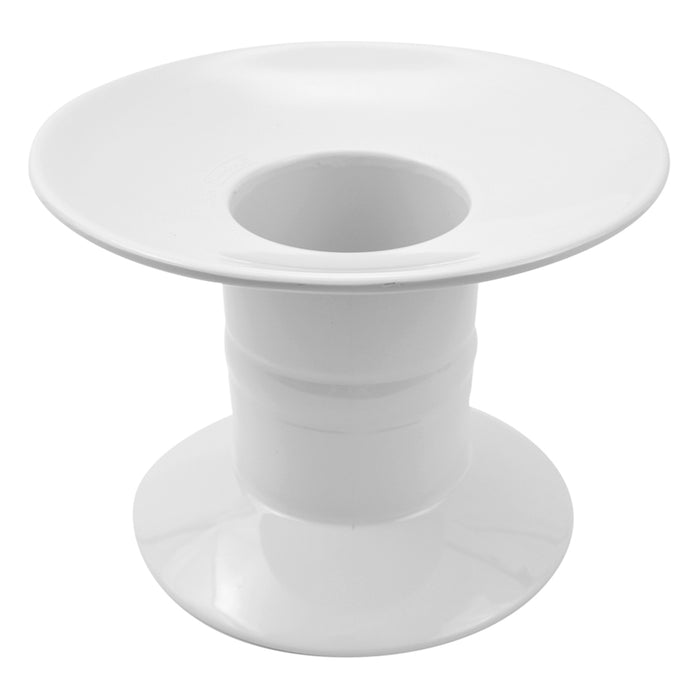 White Melamine Pedestal Stand 170