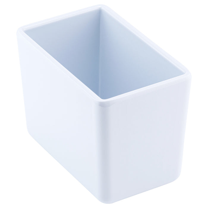 Polar White Melamine Rectangular Chunky Crock W/SF 0.6L