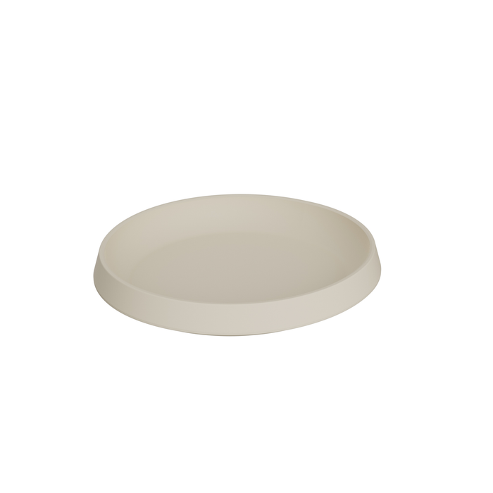 Trafalgar Parchment Melamine Small Shallow Dish 245x225x34mm