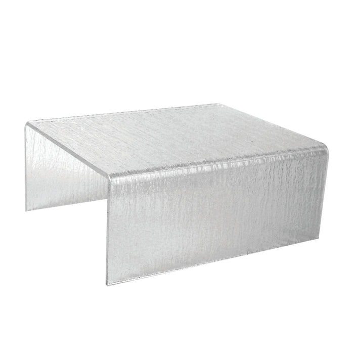 Clear Textured Acrylic Riser 305x250x125mm